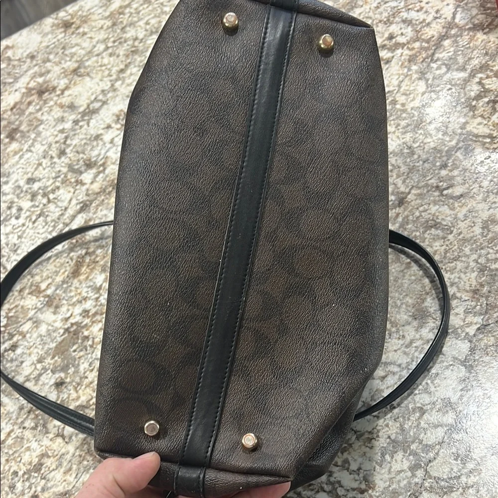 Coach Tyler Brown Black and Gold Women's tote - Picture 9 of 12